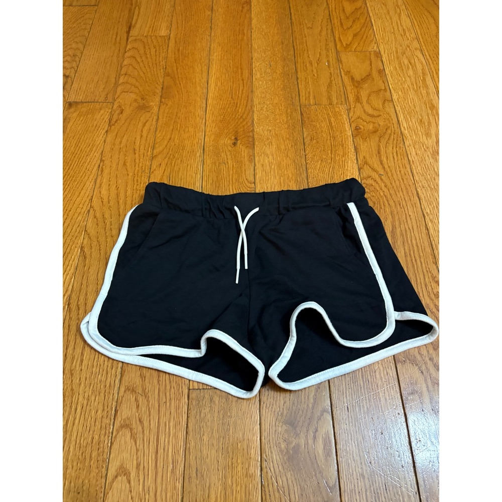 NWOT Old Navy Kids Black Dolphin Athletic Shorts L 10-12 Drawstring Activewear